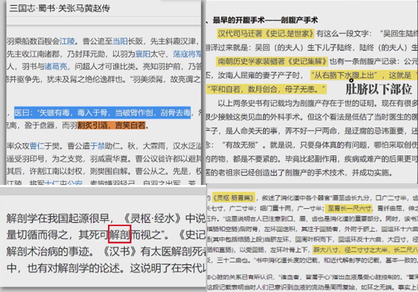 古代医书中关于中医外科的描述